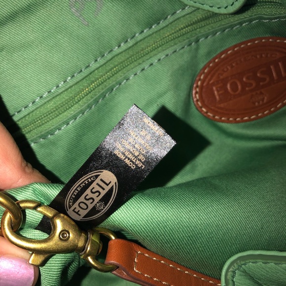 Fossil 🔑 Zoey Leather Classic Tote Bag - Picture 12 of 15